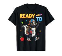 Listo para Aprender Skunk Estudiante De Regreso A La Escuela Niños Niños Camiseta