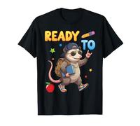 Listo para Aprender Zarigüeya Estudiante De Regreso A La Escuela Camiseta