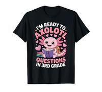 Listo para el Tercer Grado Axolotl Primer día de Escuela Camiseta