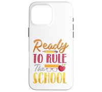 Listo para gobernar la escuela Carcasa para iPhone 16 Pro Max
