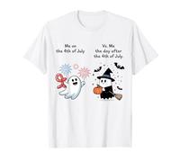 Listo para Halloween Ghosts Me Día después del 4 de julio Summerween Camiseta
