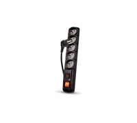 Listón alimentación ACAR F5 PRO 5M 5X 230V PL negro W0094