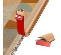 Listón de borde autoadhesivo para alfombras, PVC Tiras de Puerta de Transición, riel de Transición para suelo y alfombra, Adecuado para una pendiente de umbral (Marrón, 6 M)