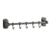 Listón de cocina de acero inoxidable, montaje en pared, 30 cm, autoadhesivo | Acero inoxidable 201, autoadhesivo, sin agujeros, 30 cm de longitud, para cuchara y cucharón
