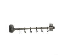Listón de cocina de acero inoxidable, montaje en pared, autoadhesivo, 30 cm | Acero inoxidable 201, autoadhesivo, sin agujeros, 30 cm de longitud, para cuchara y cucharón
