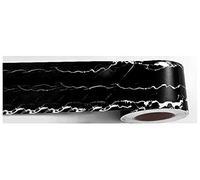 Listón decorativo para pared, Adhesive PVC Skirting Baseboard Sticker Marble Wood Grain Multiple Sizes(Ya10204,20x500cm)