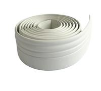Listón decorativo para pared, PVC Self-Adhesive Wall Skirting Line Living Room Kitchen Multicolor 1m 6-12cm(White 8cm Wide)