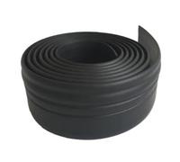 Listón decorativo para pared, PVC Self-Adhesive Wall Skirting Line Living Room Kitchen Multicolor 1m 6-12cm(Black 8cm Wide)