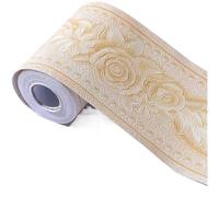 Listón decorativo para pared, Self-Adhesive Skirting Board Wall Sticker Trim Baseboard Corner ill(6)
