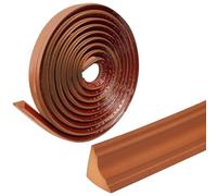 Listón decorativo para pared, Self-Adhesive Wall Inner Corner Trim, Quadrant Trim, Multicolor, 2/5m, Home Decoration(Brown,5m)