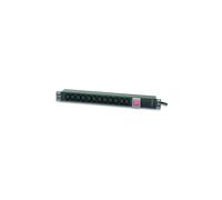 Listón rack 1U 12x tomas C13 I-CASE STRIP-12C