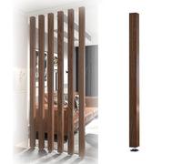 Listones de madera para habitación Divi de 41.3 pulgadas, de piso a techo, diseño de 2 x 2 pulgadas para privacidad, partición de madera para el hogar y la oficina separada