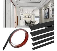 Listones de pared, molduras decorativas autoadhesivas, tiras decorativas metalizadas, superficie similar al espejo para marcos de espejos, decoración de muebles, tiras decorativas laterales tiras