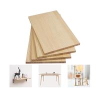 Listones Tablero Madera Maciza Mesa Maderas para Bricolaje Multiusos - Encimera Reemplazable Estante Flotante Pared Tablero Divisorio de Armario(L 40 cm x W 55 cm,2 cm)