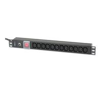 Listwa zasilająca 19' 1U X12 - gniazda C13 , wtyk C20 do UPS