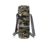Lisutupode 2 l Bolsa isotérmica para botella de vino con bandolera 32 x 1 2 cm Oxford 600D Bolsa isotérmica de vino fácil de transportar bolsa de camping plegable para senderismo, playa, picnic