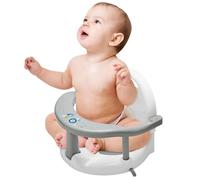 lisutupode Asiento de baño para bebé, asiento de bañera de bebé de 32 x 28 x 32 cm, asientos de baño giratorios para bebé, asientos de bañera plegables para bebés, asiento de baño con ventosas, silla