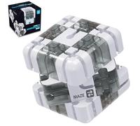 lisutupode Cubo De Laberinto Educativo 3D 8.5x8.5x8.5cm Cubo Laberinto De Alivios De Estrés CuboDe Laberintos De Rompecabeza Juguetes De CubosY Bola para Reconocimiento Espacial para Niños Adultos