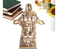 lisutupode Decoración cristiana de Pascua | Centros de mesa de vacaciones - Adorno de mesa de belén de Pascua, centros de mesa de madera para escritorio