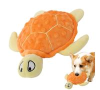 lisutupode Juguetes masticables para perros, juguetes masticables de tortuga marina para perro, juguete chirriante para perro, juguetes masticables de peluche, juguete chirriante para masticar para