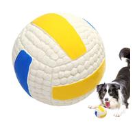 lisutupode Pelota Indestructible para Perros,Balón de fútbol Indestructible para Perros | Juguete para Masticar Cachorros - Balón de fútbol masticable Indestructible Que rebota, Suministros para