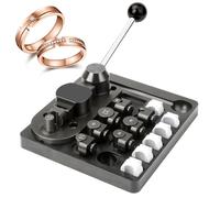 lisutupode Plantilla dobladora de alambre | Plantilla de alambre dobladora de metal, resistente, profesional, ajustable, accesorios de joyería para gancho, anillo, cuchara, manualidades, abrazadera