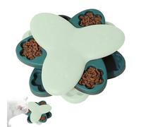 lisutupode Puzzle Dog Bowl, Puzzle Puzzle Toy | Tazón Interactivo de Comida para Perros rotativos,Tratar la alimentación del dispensador, Juegos de estimulación Mental para Cachorros medianos y