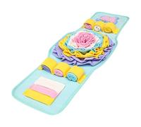 lisutupode Tapete de búsqueda para perros, tapete de entrenamiento para perros estilo reloj, tapete antideslizante para actividades para perros, resistente a las mordeduras, tapete interactivo para