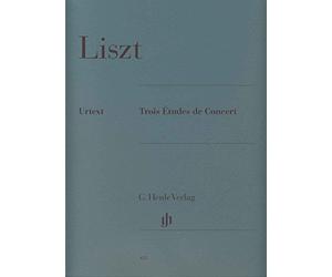 LISZT - Estudios de Concierto (3):Il Lamento, La Leggierezza, Un Sospiro para Piano (Urtext)