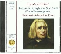 Liszt: Piano Transcriptions of Beethoven's Symphonies Nos. 7 & 8 (2006-08-31)