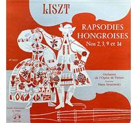 LISZT Rapsodies Hongroises n° 2, 3, 9 et 14 Orchestre de l'Opéra de Vienne Direction Hans Swarowsky