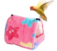 Lit d'oiseau chaud pour cage, hamac nid d'oiseau - Grotte de cachette de couchage pour perroquet en peluche pour cage | Hangar confortable pour hamac pour oiseaux, grotte pour petits animaux pour hams