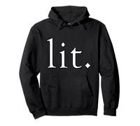 Lit Meme Funny Gamer Slang Gift For Moms Sister Lit Cool Lit Sudadera con Capucha