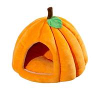 Lit Pour Chat En Forme De Citrouille - Niche D'intérieur En Forme De Citrouille | Lit Confortable Pour Chats | Douillet Pour Chaton | Moelleux En De Pour Chambre, Balcon, Baie
