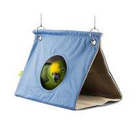 Lit pour Oiseaux - Nid Chaud Respirant pour Perroquets, Cabane Maison Suspendue | Grotte Confortable et Cachette Sécurisée, Accessoire de Repos pour Gris Africain, Conure, Perroquet Pivoine, Calopsitt