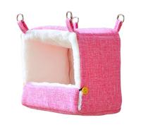 Lit pour perroquet - Nid chauffant pour perruches avec cabane chaude à 5 températures et coussin chauffant pour calopsittes, cacatoès, pinsons, hamster dans le balcon, le jardin, la cour extérieure