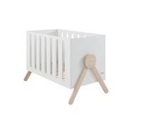 Lit Swing 120x60 cm Blanc/Bois | Micuna - ref. SWING BLANCO/MADERA 8431830191873 - Blanco - Madera