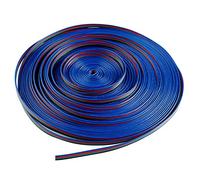 LitaElek 10m 22AWG Cable Alargador Tira LED RGB LED Strip Extension Cable 4 Pines Cable Extensión Cinta LED Cable Conexión Divisor Conector Banda LED 4 Pin para SMD 5050 3528 2835 RGB LED Strip