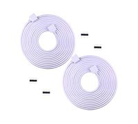 LITAELEK - Cable de extensión de cinta LED RGBW, 2,5 m, cable de extensión de cinta LED, 5 pines, extensor, conector para 10 mm y 12 mm, ancho RGBW, 5050 LED, tira blanca, color blanco