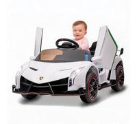 Litake Coche Eléctrico Niños de Lamborghini 12V 7Ah con Mando 3-6 Años