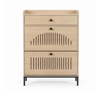 Litake con Zapatero Hueco - MDF, PB, 2 Cajones, Moderno y Compacto