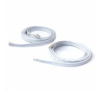 Litcessory Cable de Extensión para Philips Hue Gradient Lightstrip (1m, 2 Unidades, blanco)