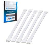 Litcessory Cable de Extensión para Philips Hue Lightstrip Plus (150mm, 5 Unidades, Blanco - ESTÁNDAR 6-PINES V3 / WiZ Lightstrip)
