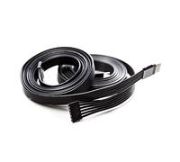 Litcessory Cable de Extensión para Philips Hue Lightstrip Plus (3m, 2 Unidades, Negro - ESTÁNDAR 6-PINES V3)