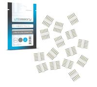 Litcessory Conector de 6-Pines a 6-Pines para Philips Hue Lightstrip Plus (15 Unidades, Blanco - MICRO 6-PINES V4 / Solo Lightstrip)