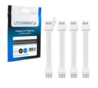 Litcessory Conector de extensión de 6 pines a extremo de corte para Philips Hue Gradient