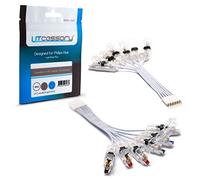 Litcessory Controlador a Adaptador de 6-Pines para Philips Hue Lightstrip Plus (Versión Cableada, Blanco - ESTÁNDAR 6-Pines V3 / Wiz Lightstrip)