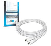 Litcessory Power al Controlador Cable de Extensión para Phillips Hue Lightstrip Plus/Gradient, NO para Solo y Omniglow Tira de Luz (7.5 m, 1 Unidad, Blanco)