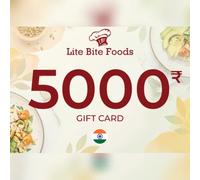Lite Bite Gift Card 5000 INR Key - INDIA