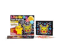 Lite Brite HD superbrillante, edición Pokémon - Creativa Pantalla Retro con luz, Juego Infantil instructivo, fomenta la Creatividad, Regalo para niños y niñas de a Partir de 6 años. Basic Fun